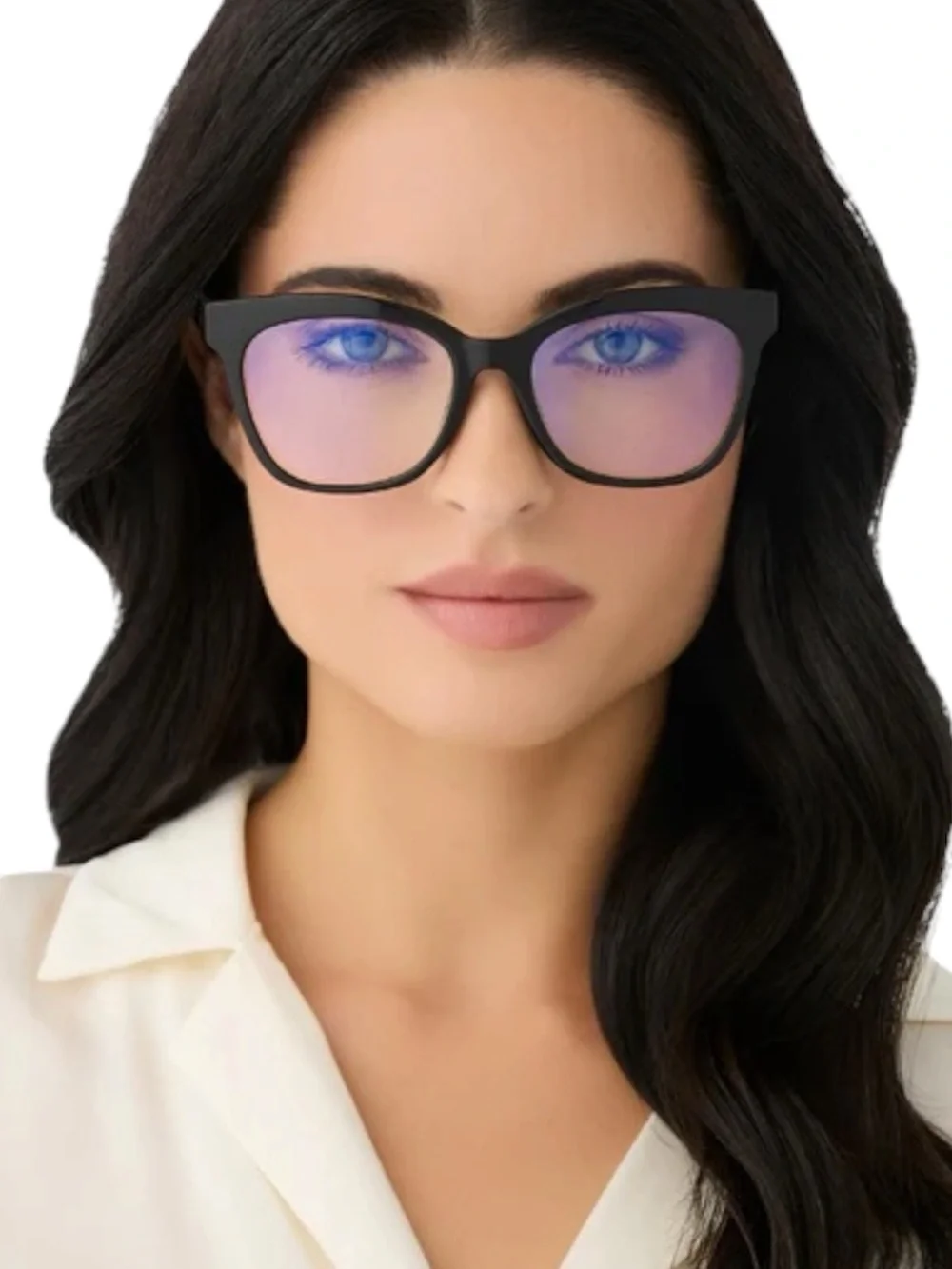 DIFF Willa Bluelight Glasses Black Frame Blue Light Lens Square NWT